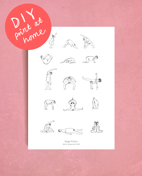 DIY Yoga People - (DIGITAL DOWNLOAD)