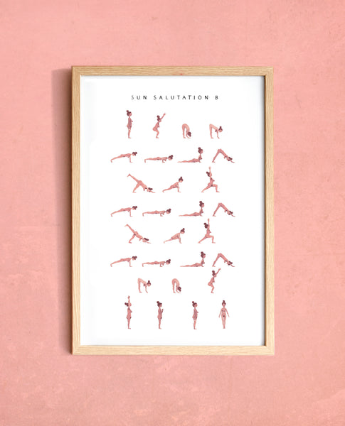 Sun Salutation B - Woman - Pink