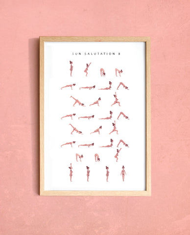 Sun Salutation B - Woman - Pink