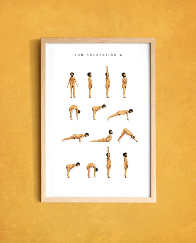 Sun Salutation A - Man - Golden