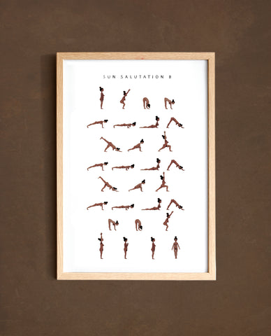 Sun Salutation B - Woman - Brown