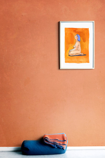 Orange and blue meditation