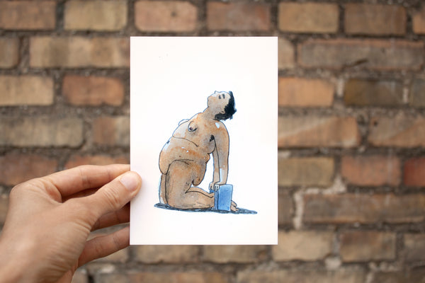 Ustrasana - Original painting