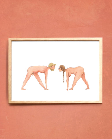 Couples parsvottanasana