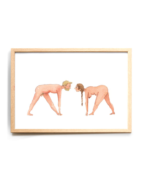 Couples parsvottanasana
